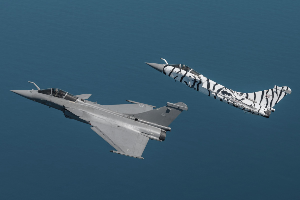 Deux rafale Marine en patrouille Até Chuet