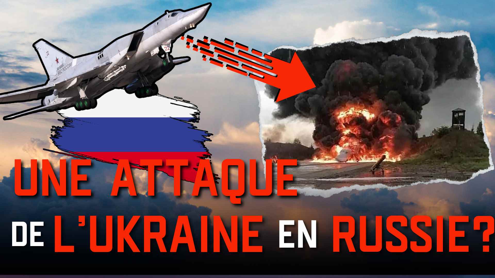UN BOMBARDIER RUSSE DETRUIT PAR L'UKRAINE