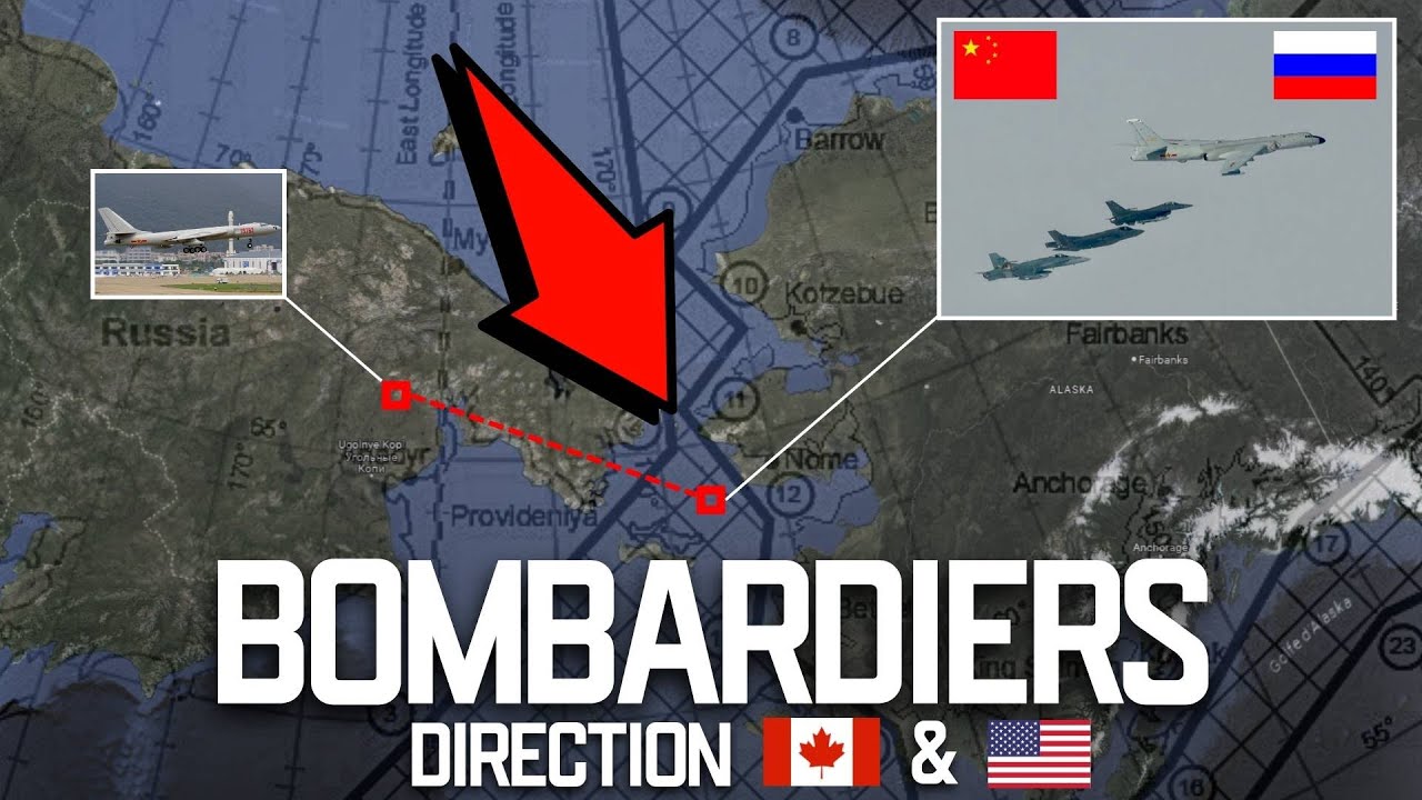 BOMBARDIERS CHINOIS ET RUSSES AU LARGE DES USA & CANADA